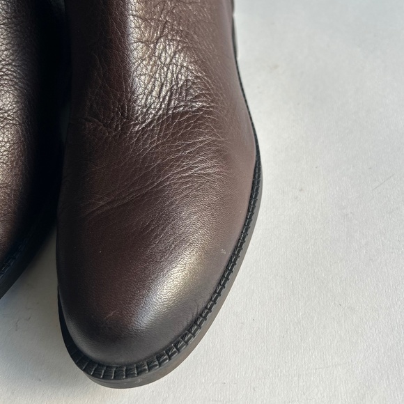 Franco Sarto Chocolate Brown Genuine Leather Knee High Boots size 9 - Picture 6 of 16
